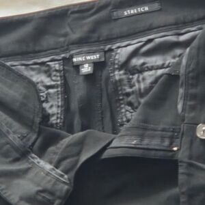 Nine West Black Straight Leg Pants